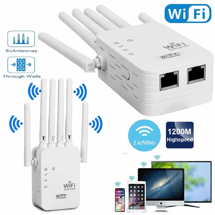Dual-Band WiFi Extender 1200Mbps